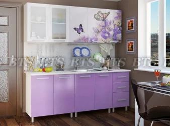 Маленькая кухня 2,0 м Люкс Ирис