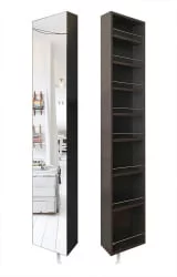 Распашной шкаф в гостиную Лупо Шелф (левый) Венге