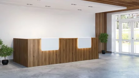 Опора промежуточная низкая SAL31093403 Орех