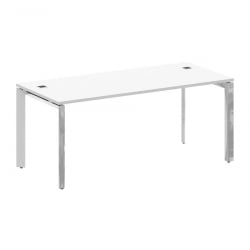 Стол рабочий руководителя на П-образном м/к ONIX DIRECT LUX M-O.MP-SRR-5.8 Белый бриллиант