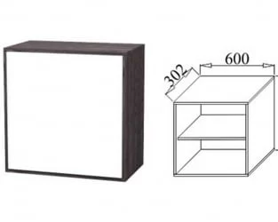 Шкаф навесной Куб К06 Белый софт Дуб ирландский