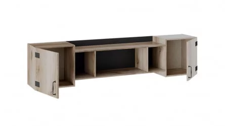 Настенный шкаф Окланд ТД-324.12.21 Фон Черный/Дуб Делано