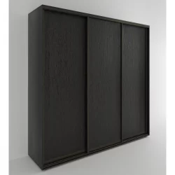 Шкаф-купе 3-х дверный Акцент-Сим Д 2400х600 Венге