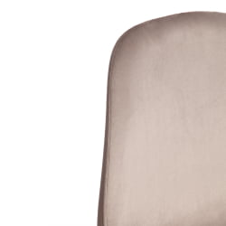 Стул BREEZE (mod. 4724) Велюр/металл , 44 х 53 х 87 см, Coffee (кофейный) HLR9 / черный