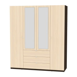 Шкаф распашный R-198х180х60-3-TR-M(Венге-ДМ)