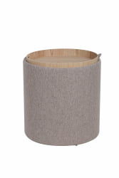 Пуф-столик с ящиком Хюгге S рогожка Бежевый