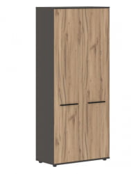 Шкаф с глухими дверьми ЕДИС ЕХCС 85.1 Дуб Денвер светлый Черный Мокко / EDIS EHCS