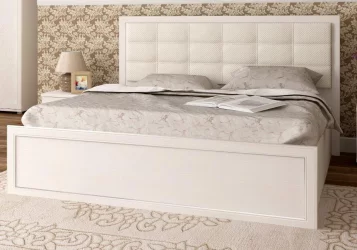 Двуспальная кровать я ящиком Ника-Люкс 52