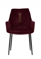 Кресло Саманта велюр Бордовый
