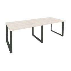 Стол переговорный (2 столешницы) ONIX O.MO-PRG-2.2 Денвер Светлый/Антрацит