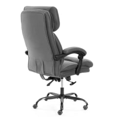 Кресло руководителя Chief metalBL велюр/ткань, серый, 29/TW-12