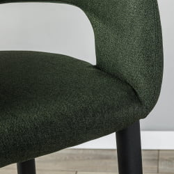 Кресло Бар. Hugs Б темно-зеленый/черный