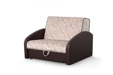 Диван-кровать Оливер 1 Стандарт Роял бежево-лиловый Домус шоколад