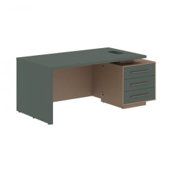 Стол руководителя правый VELION VCT 1890 R Нефрит Кобра