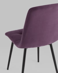 Стул Oliver велюр Фиолетовый