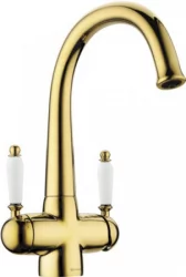 Смеситель Omoikiri Okinawa-2-G Латунь/Золото