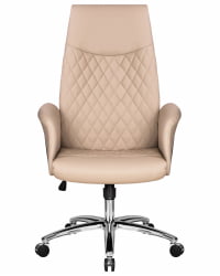 Офисное кресло для руководителей DOBRIN LEONARD (коричнево-бежевый)