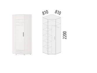 Детский шкаф для одежды Аляска 501.03