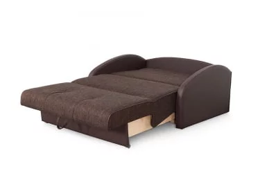 Диван-кровать Оливер 1 Стандарт Мистик куба коричневый Домус шоколад