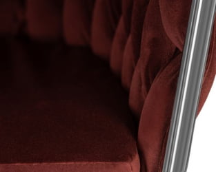 Стул барный DOBRIN MARCEL (винный велюр (MJ9-35)) 2 шт