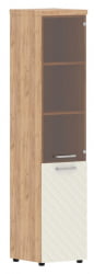 Шкаф колонка комбинированная с топом (правый) Torr LUX TLHC 42.2 R Дуб Бофорд Латте