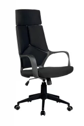 Кресло оператора Riva Chair 8989 (черный пластик) Черный