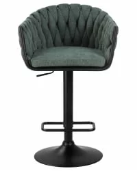 Стул барный DOBRIN LEON Зеленая ткань LAR 275-23