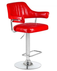 Стул барный ДОБРИН CХАРЛЙ (красный крокодил) 2 шт / DOBRIN CHARLY