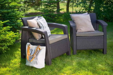 Зона отдыха Corfu duo Черный