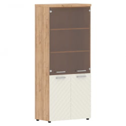 Шкаф комбинированный с топом Torr LUX TLHC 85.2 Дуб Бофорд Латте