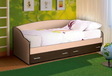 Кровать Софа №4 900*1900 Ясень шимо темный