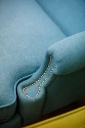 Диван двойной Денди Голубой