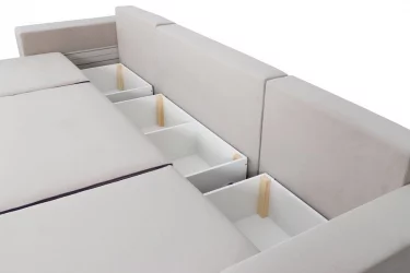 Диван-кровать Бостон 2800 Стандарт Бежево-темно-серый