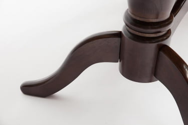 Стол раскладной Eva (EV-T4EX) дерево гевея/мдф, 120+39х80х75см, Tobacco