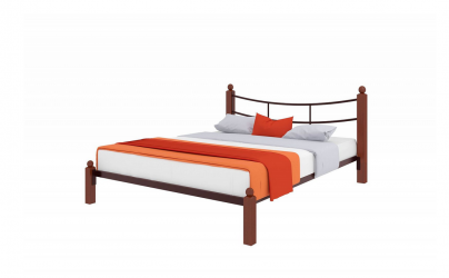 Кровать 180 на 190 София Lux 1800х1900 Коричневая