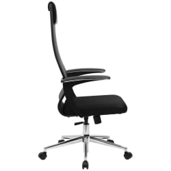 Кресло руководителя BRABIX PREMIUM Ultimate EX-801 хром Черное