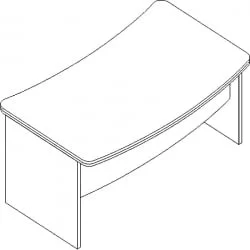 Стол для руководителя Л.Р-18 Орех