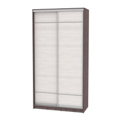 Шкаф-купе коричневый B-220х120х60-1(ЯАТ-ЯАС-D7D7)