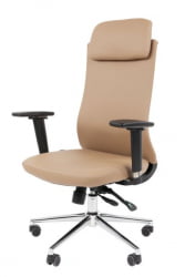 Офисное кресло CHAIRMAN 500 LUX экокожа Бежевый