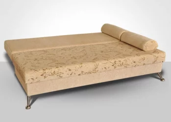 Диван-кровать Комфорт рогожка в1 вензель серый 282-1