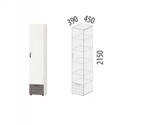 Шкаф-пенал Денвер 400.06