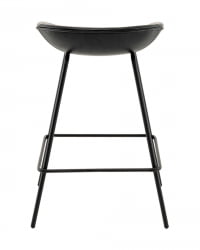 Стул полубарный Фуриоса экокожа черный