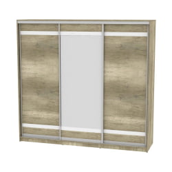 Шкаф-купе B-220х235х60-1(ДКМ-D9D10D9)