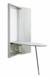 Дизайнерский шкаф Iron Box Eco (правый) Беленый дуб