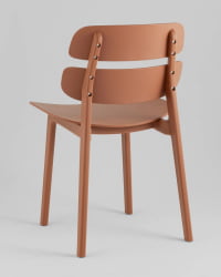 Стул Тони пластик коричневый / Tony