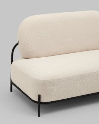 Диван Стоун new ткань букле молочный