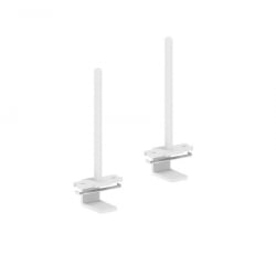 Держатель бокового экрана стола штырьевой (2 шт.) Sigma МК.ДЭС.008.WH Белый