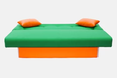 Диван дсп (лдсп) MANGO 4 (2 категория) Зеленый Оранжевый