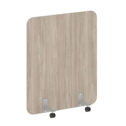 Перегородка на металлических опорах, на роликах Р-лине  ДП.Р-100-120 Дуб Аттик / R-line DP.R-100-120