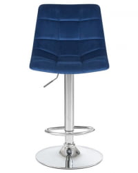 Стул барный ДОБРИН ТАИЛОР (синий велюр (МДЖ9-117)) 2 шт / DOBRIN TAILOR (MJ9-117))